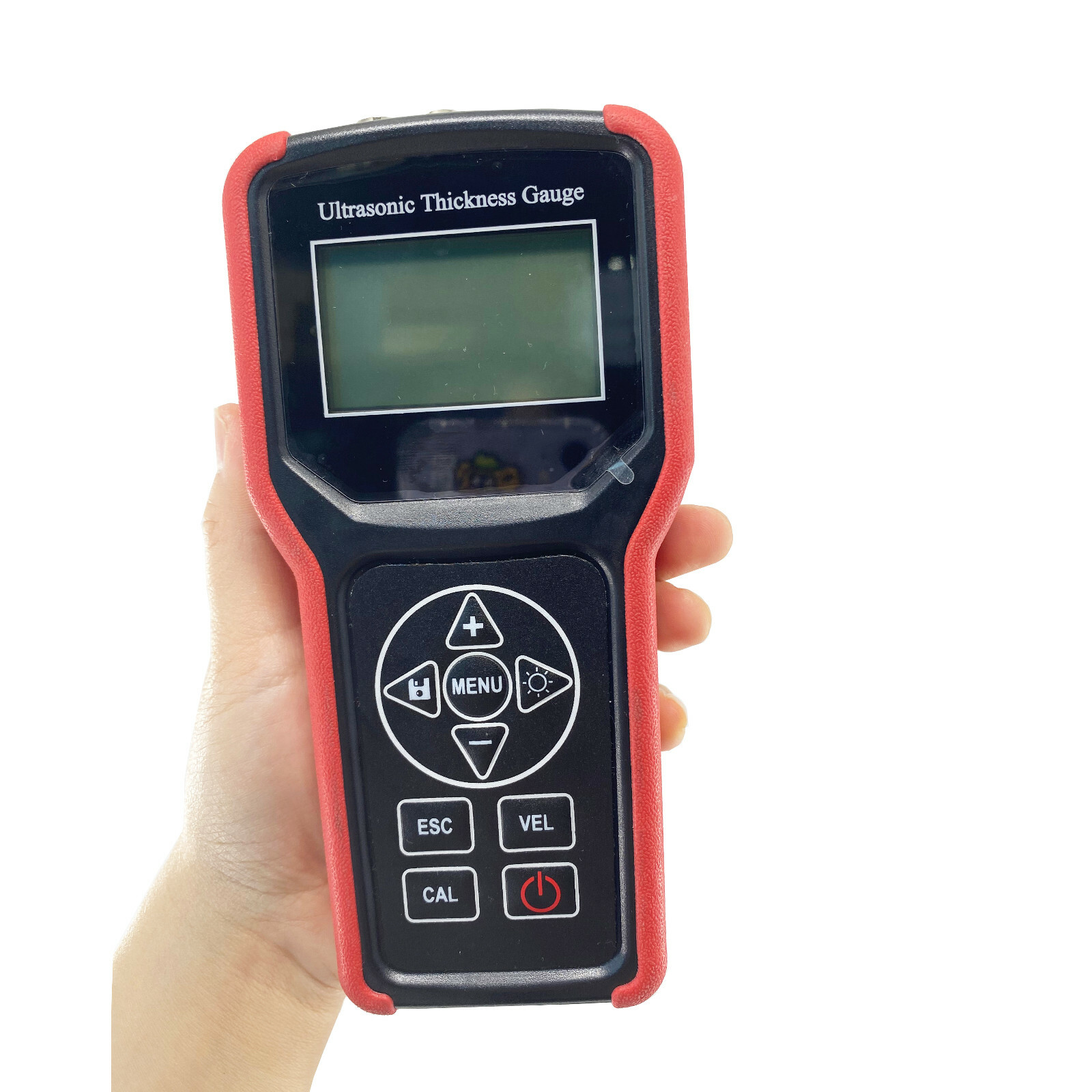 Ultrasonic Thickness Gauge Tester for Metal Plastic Glass 0.03 to 15.74 Inch