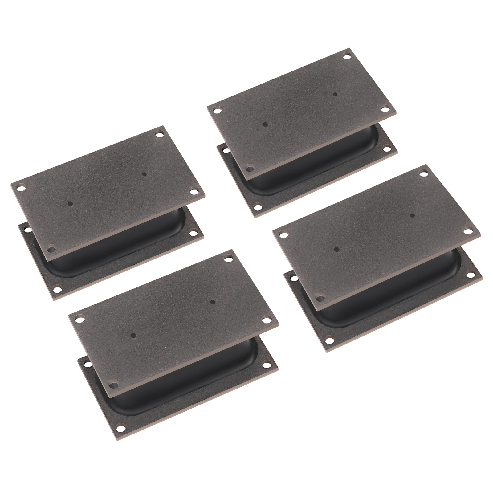4PC Rubber Isolator Shock Mount For Stanley Bobcat Hydraulic Vibratory Compactor