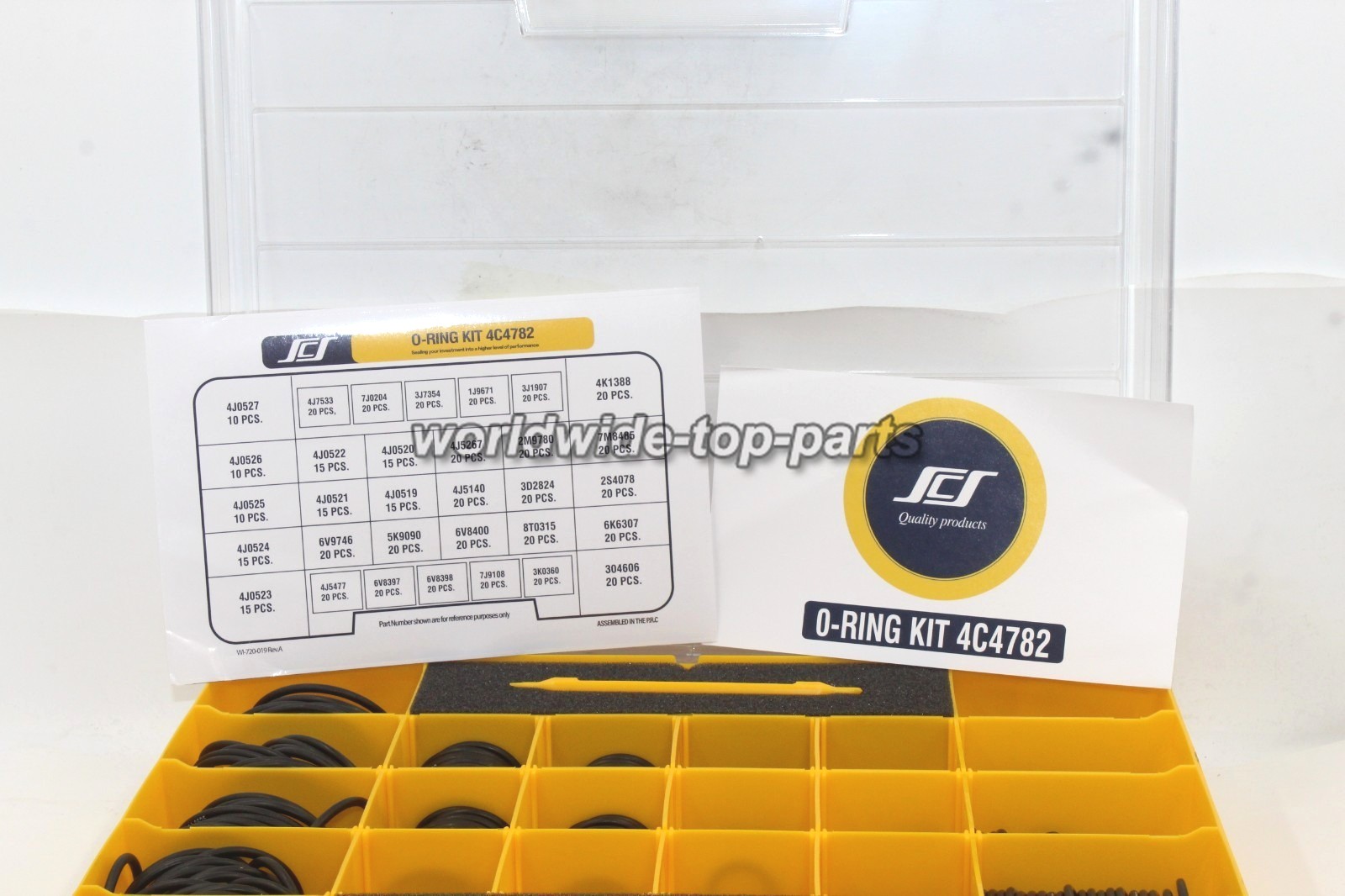 4C-4782 4C4782 580pcs O-RING Kit Box Nitrile For Caterpillar Equipment Excavator
