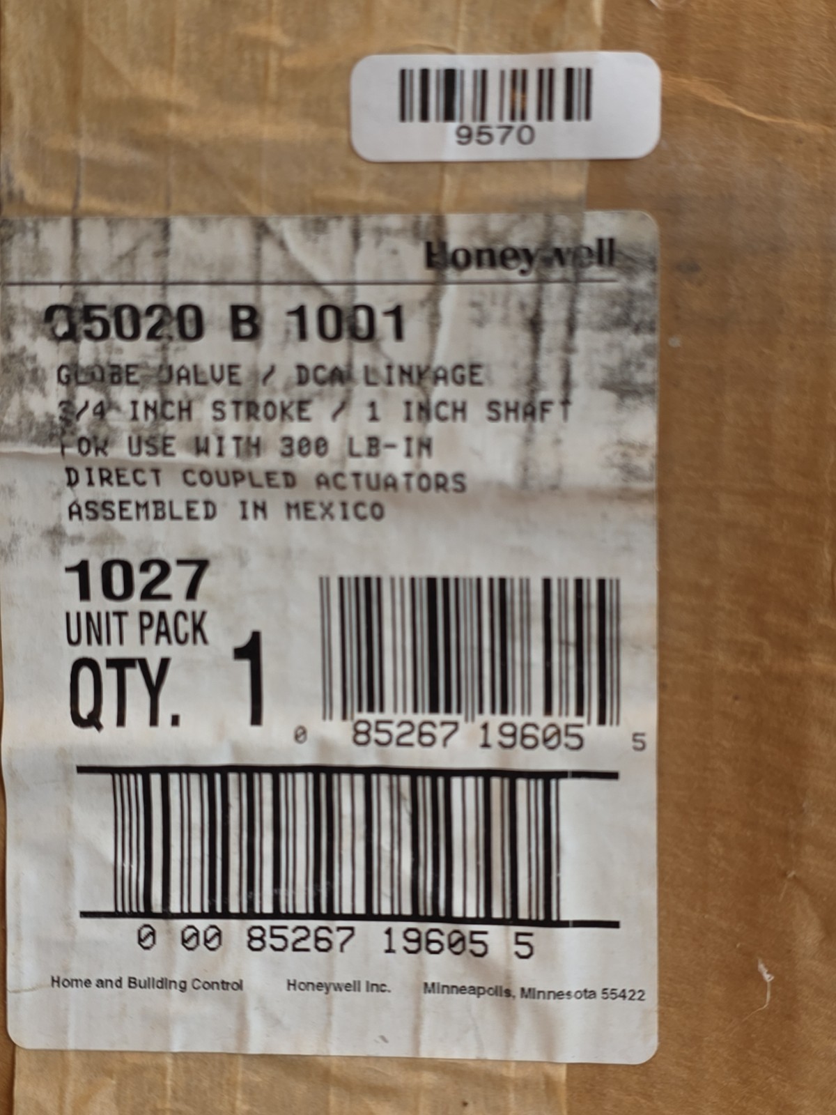 HONEYWELL Q5020 B 1001 GLOBE VALVE Linkage *WE*SHIP*TODAY*
