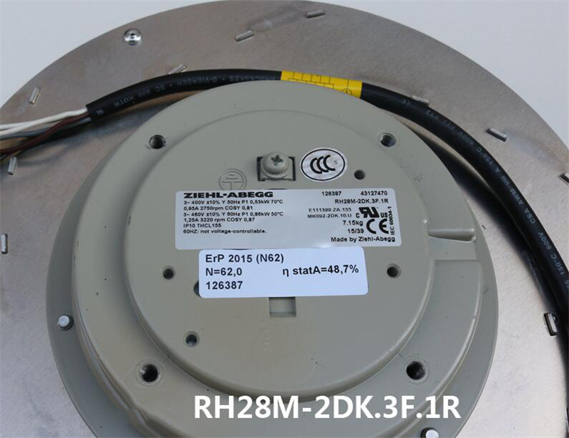 ZIEHL-ABEGG 115V 230V AC Centrifugal fan for Siemens 6ES70 VFD RH28M-2EK.3F.1R