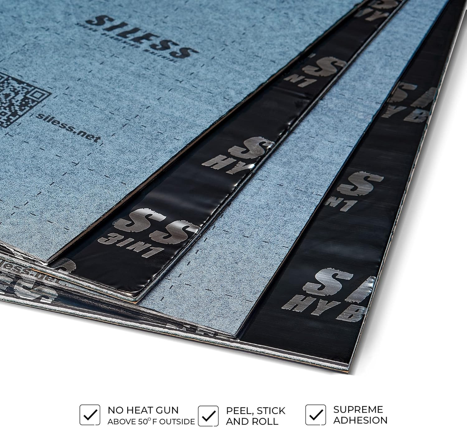 Siless Hybrid 3in1 200 mil Sound Deadening Mat 25 sqft