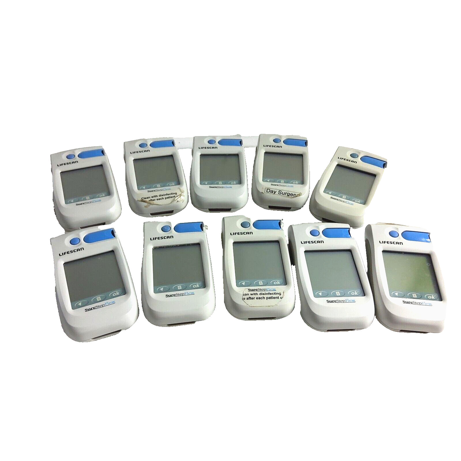 Lot of 10 Sure Step Flexx Lifescan Handheld Unit 01250901
