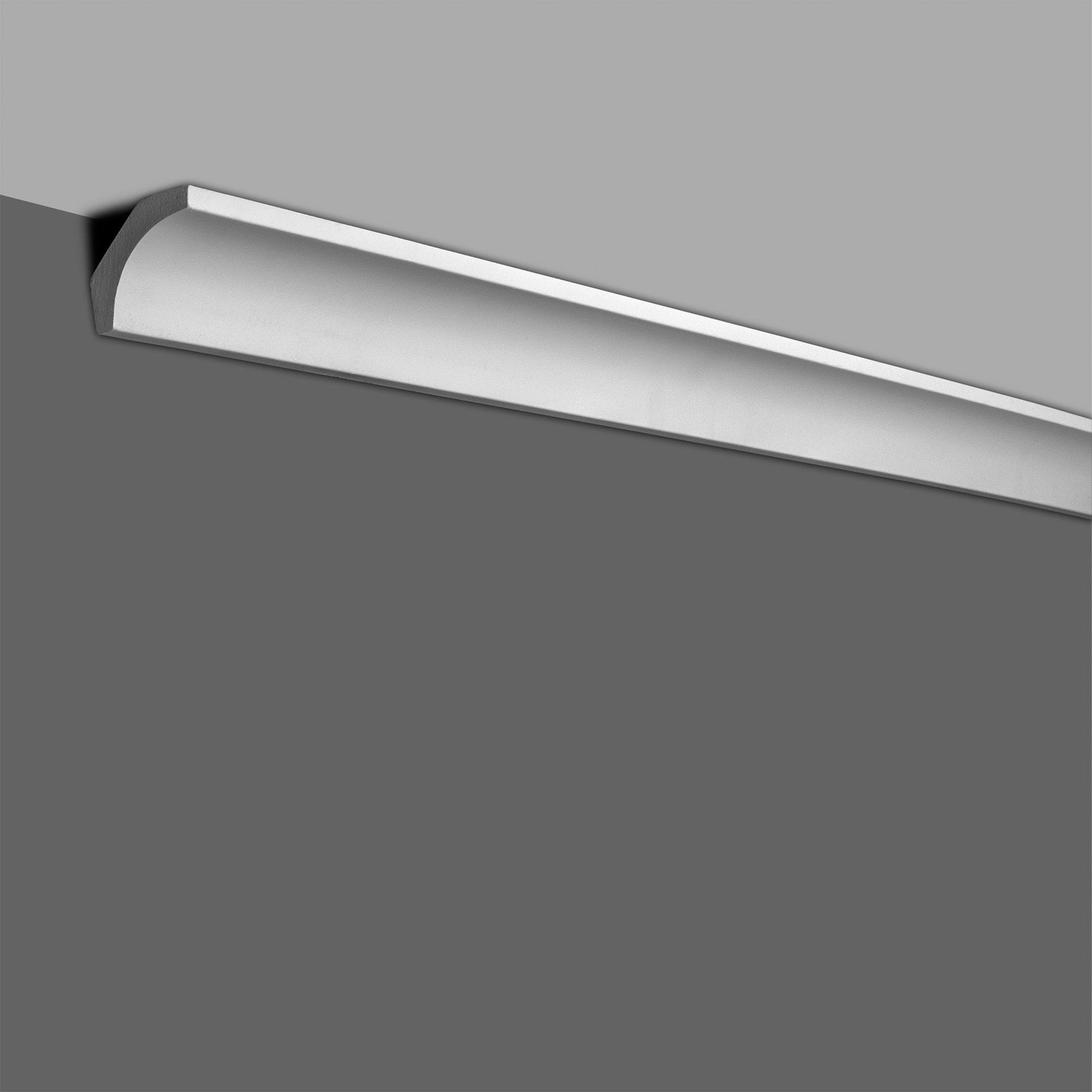 2-3/4in Face x 2in H x 1-7/8in Proj, Primed White Polyurethane, Crown Moulding,