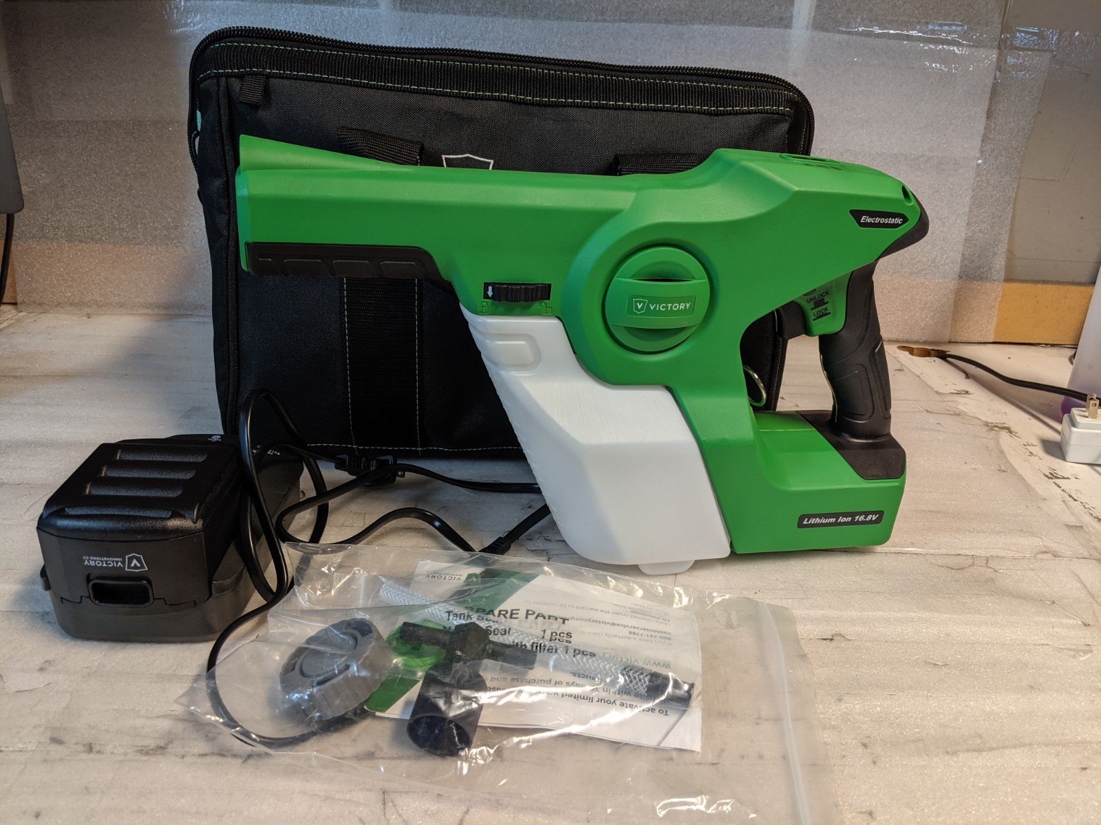 OPEN BOX Victory Innovations VP200ESK Cordless Electrostatic Handheld Sprayer