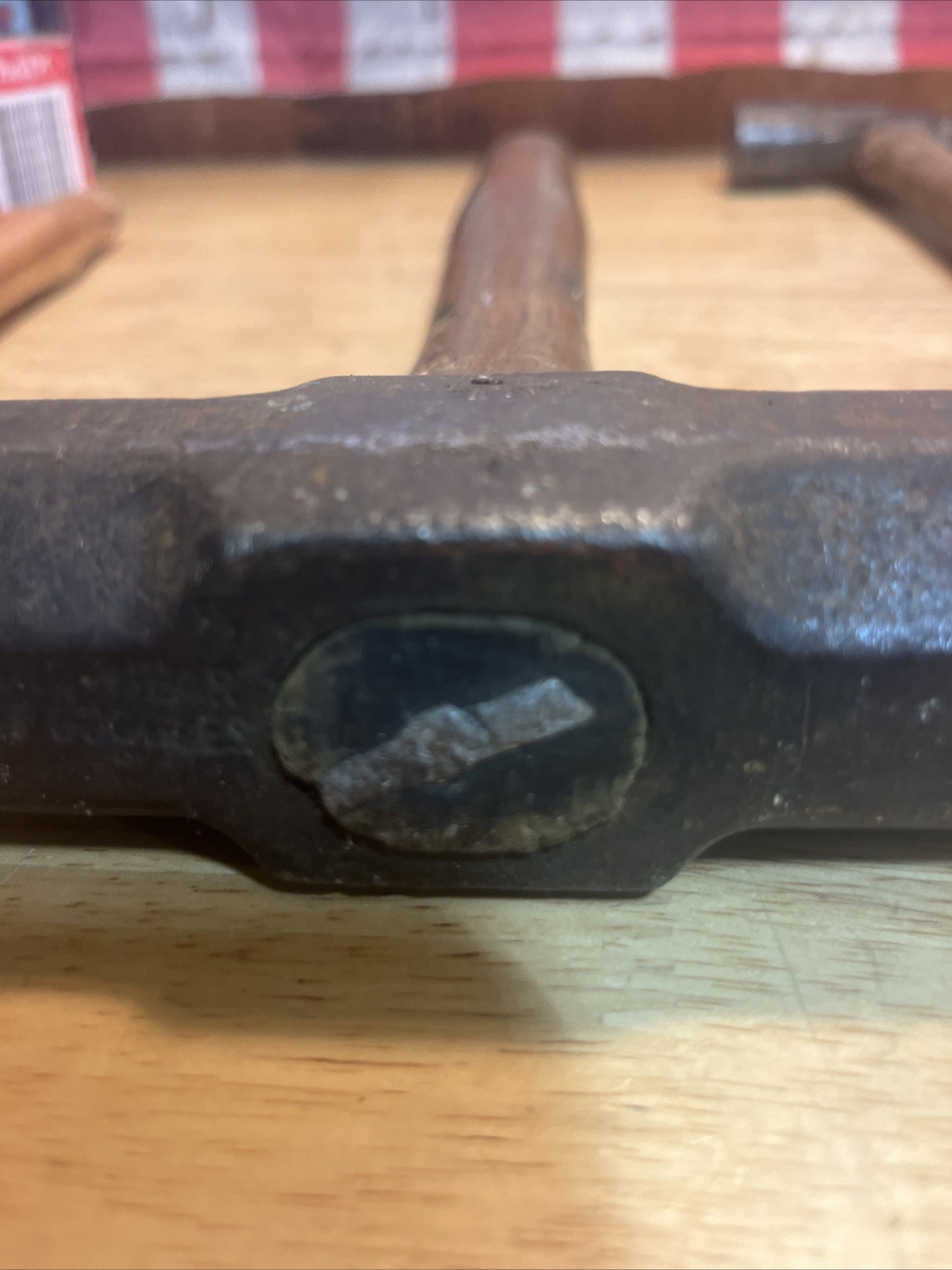 USED 3 Mechanics Hammers: 40oz Mini Sledge, 24oz Ball Peen, 20oz Non Marring