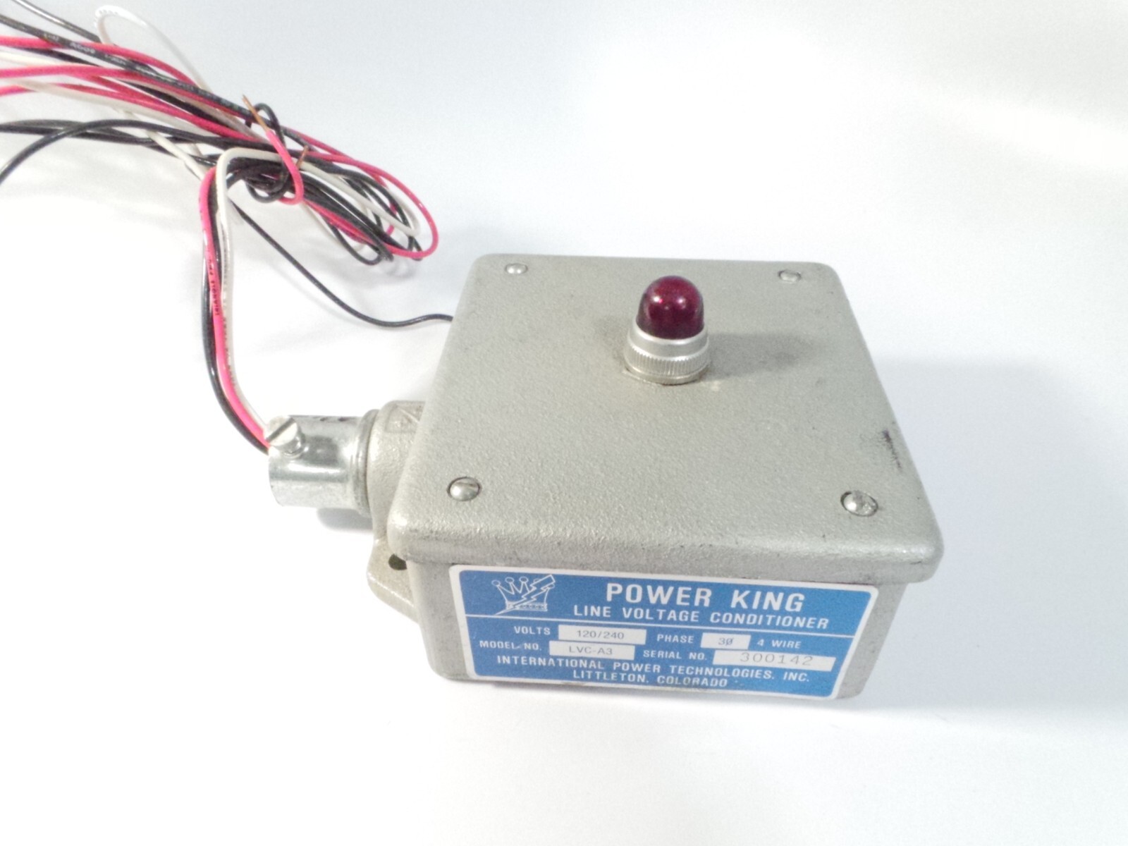 Vintage Power King Line Voltage Conditioner Model LVC-A3 120/240 Volt 4-Wire