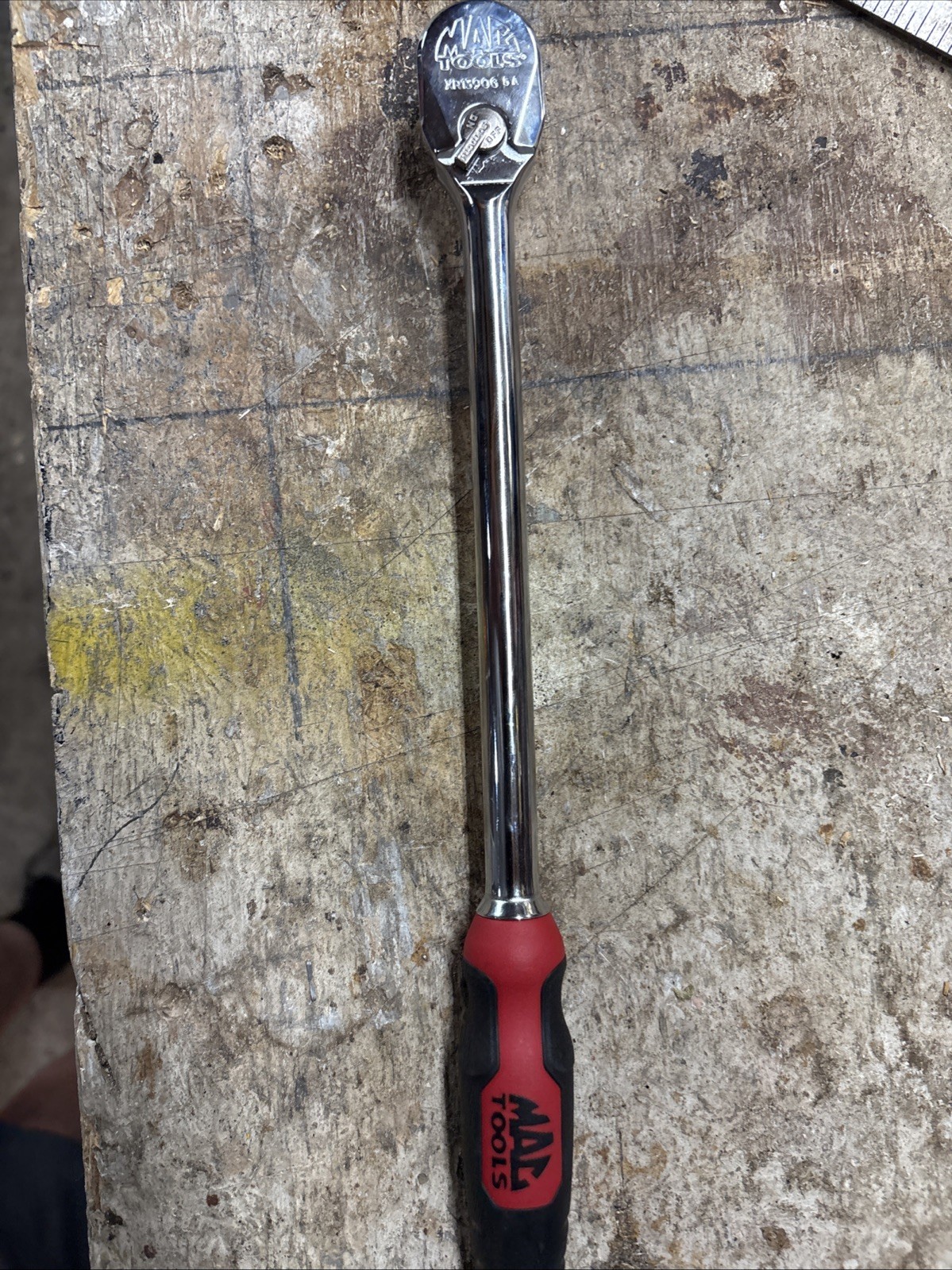 MAC Tools XR1390G 3/8 Long Ratchet Red New