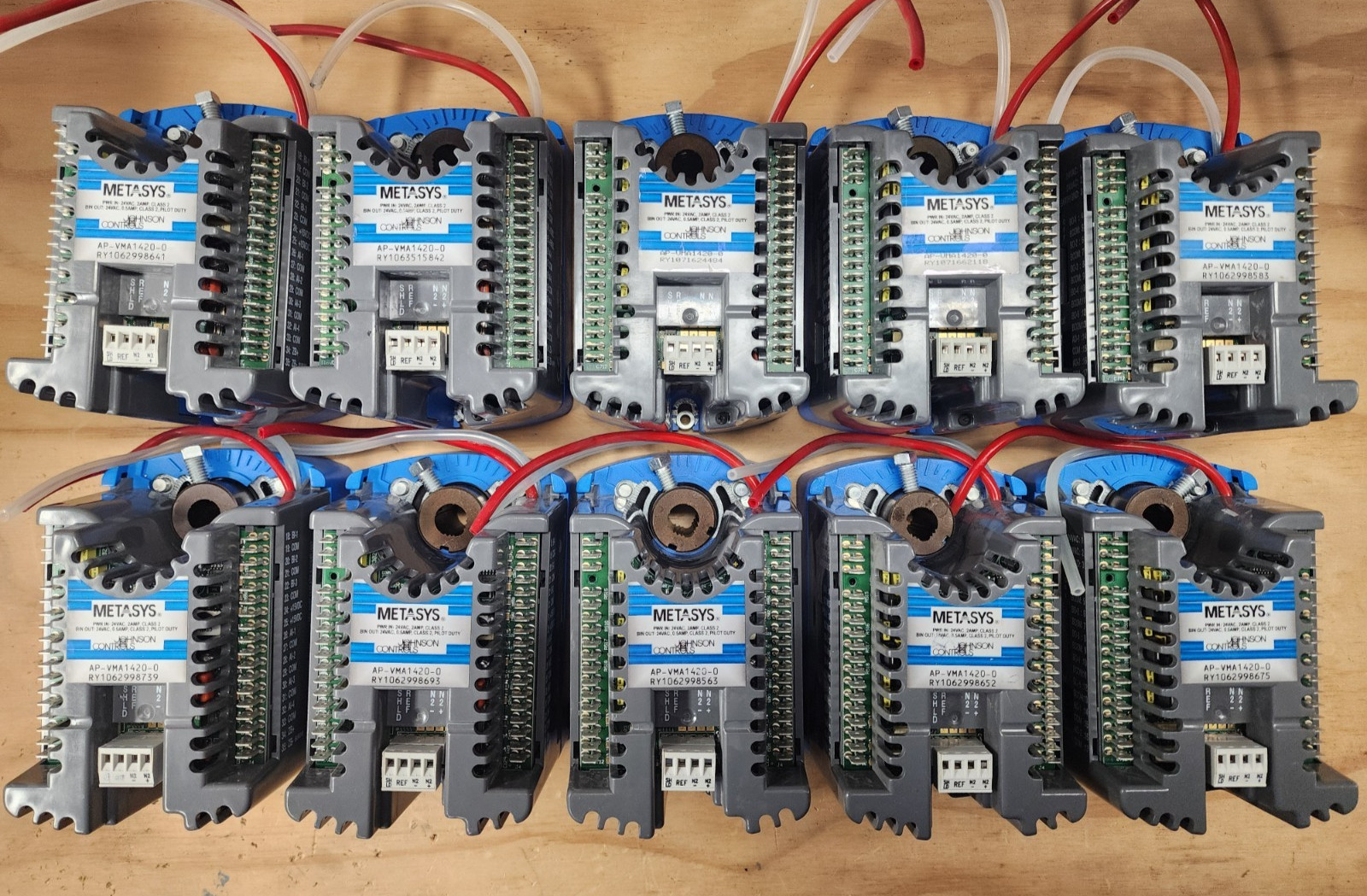 Metasys AP-VMA1420-0 Johnson Controls VAV Controllers Lot Of 10