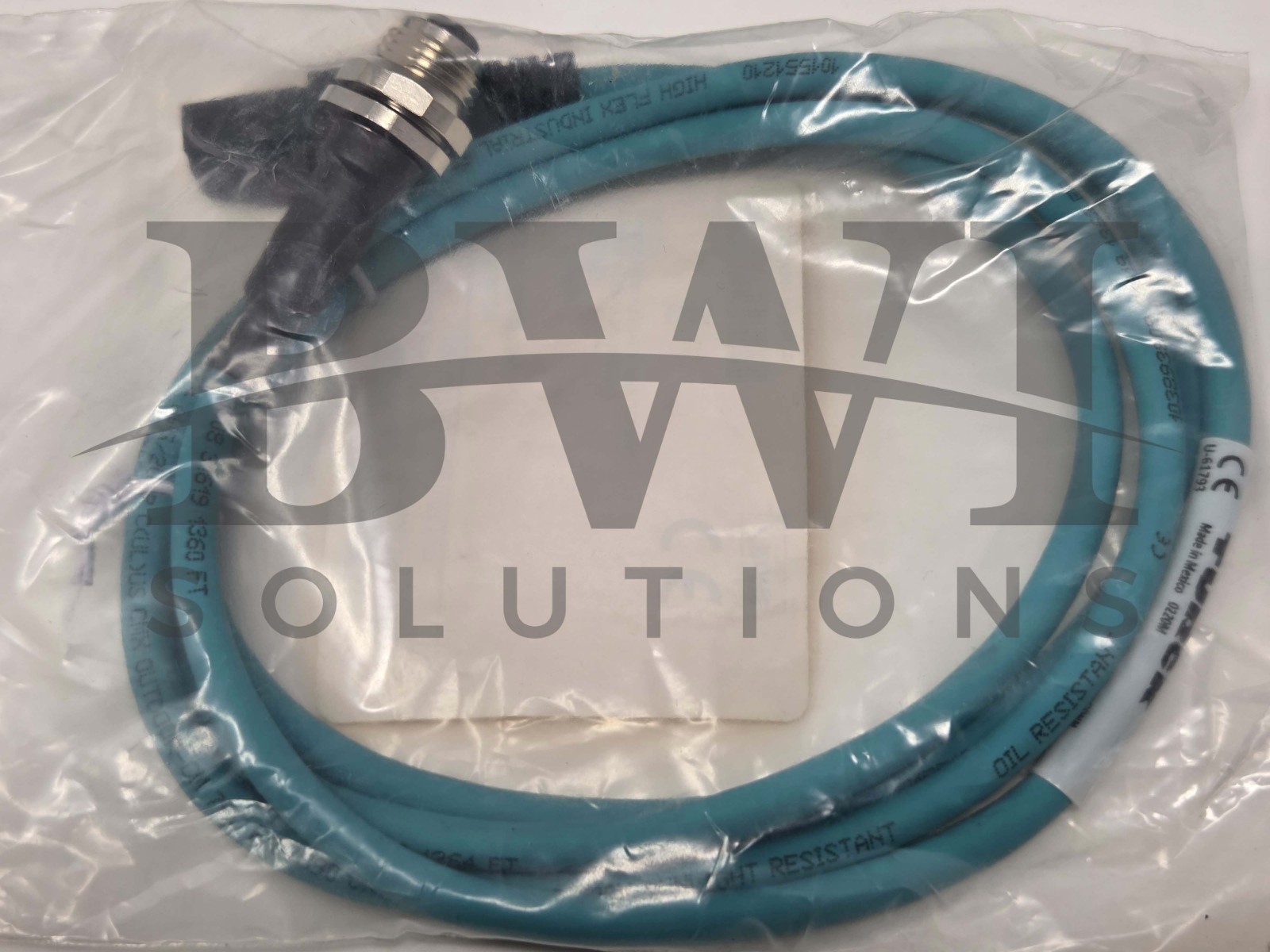 SEALED Turck RJ45 FKFDD 440-1.5M Female M12 Ethernet Receptacle U-61793 Lot of 5