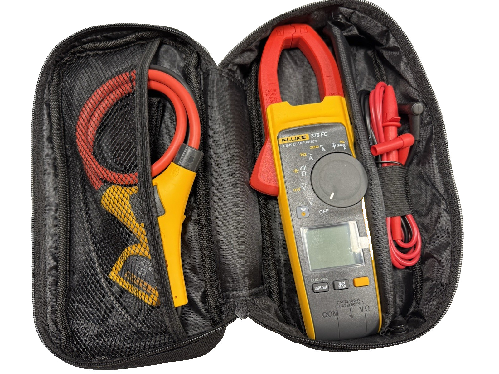 Fluke 376 FC 1000 Amp AC & DC True RMS Clamp Meter with iFlex Probe