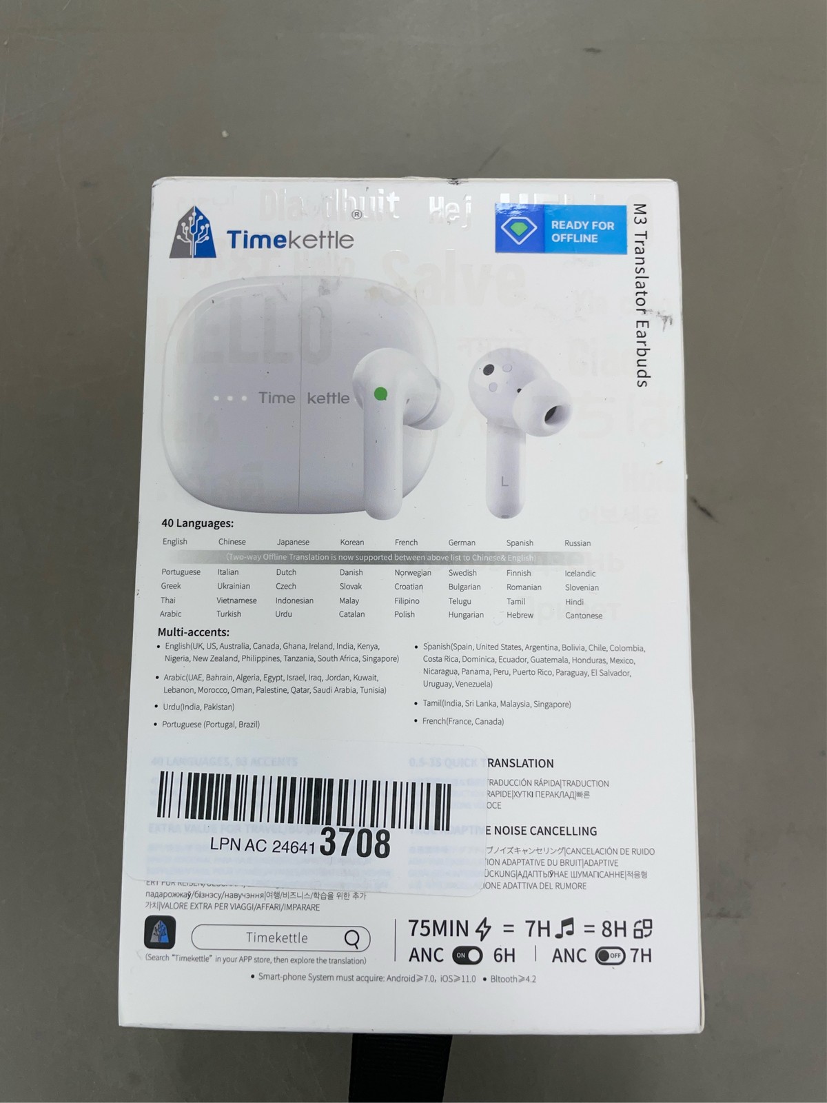 Timekettle M3 Translator Headset Wireless in-ear Calls/Music…