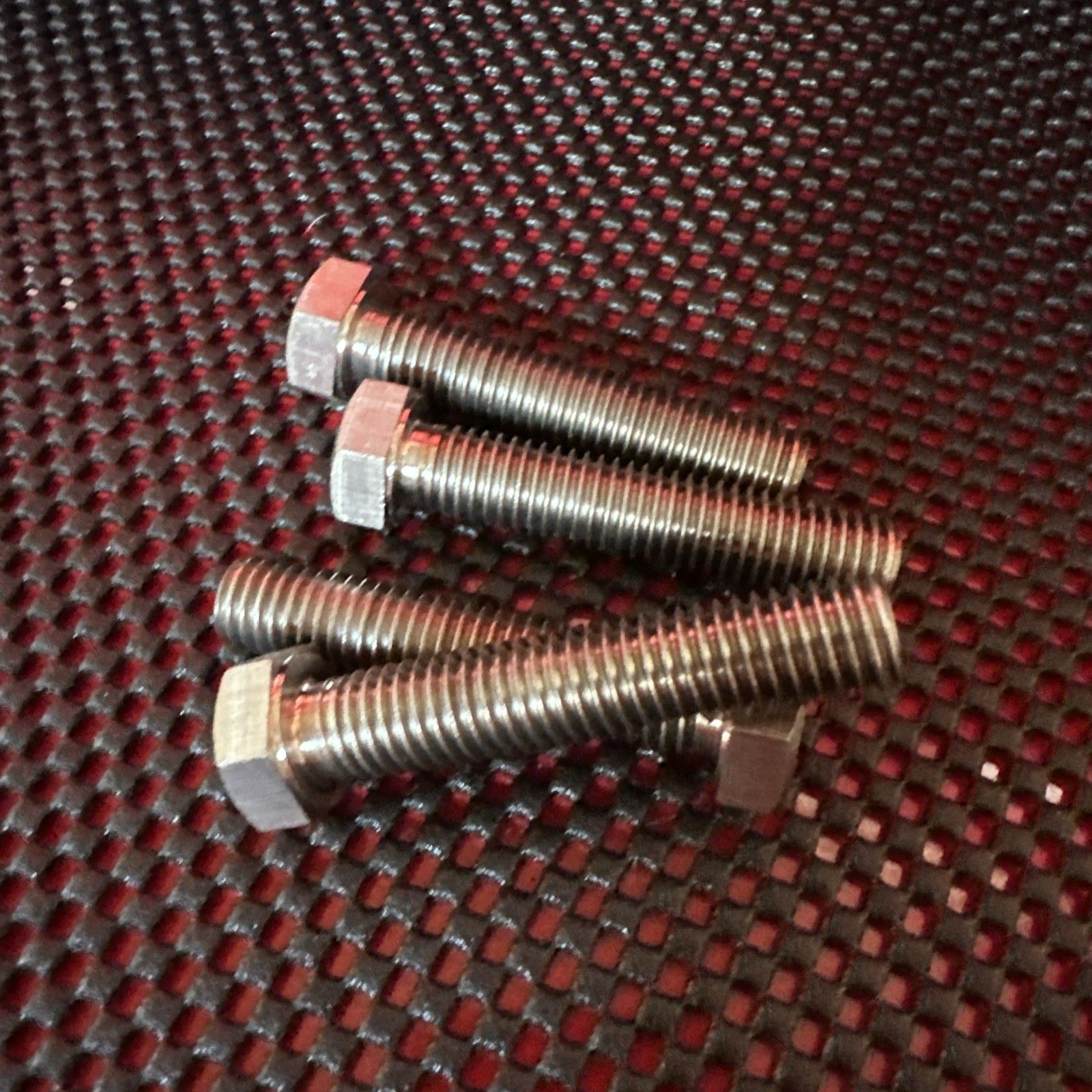 1/2-13 x 2-1/2”Hex Head Bolts Grade 2 Titanium (pack of 4)