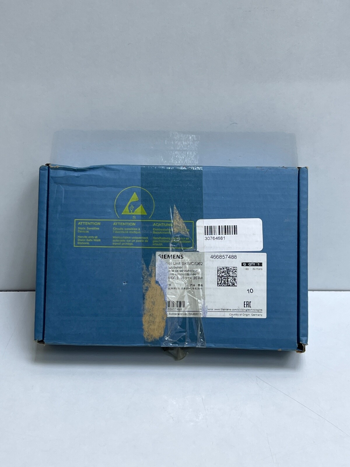 SIEMENS 466857488 CONTROL UNIT SKB/C/D62