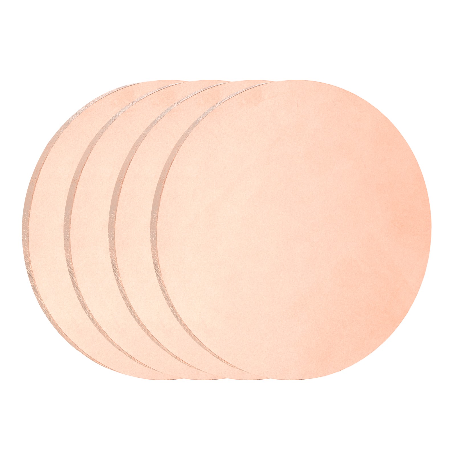 4Pcs 0.06″ Thick 1.2″ Dia C1100 Pure Copper Sheet INDUSTRIAL Copper Round Plate