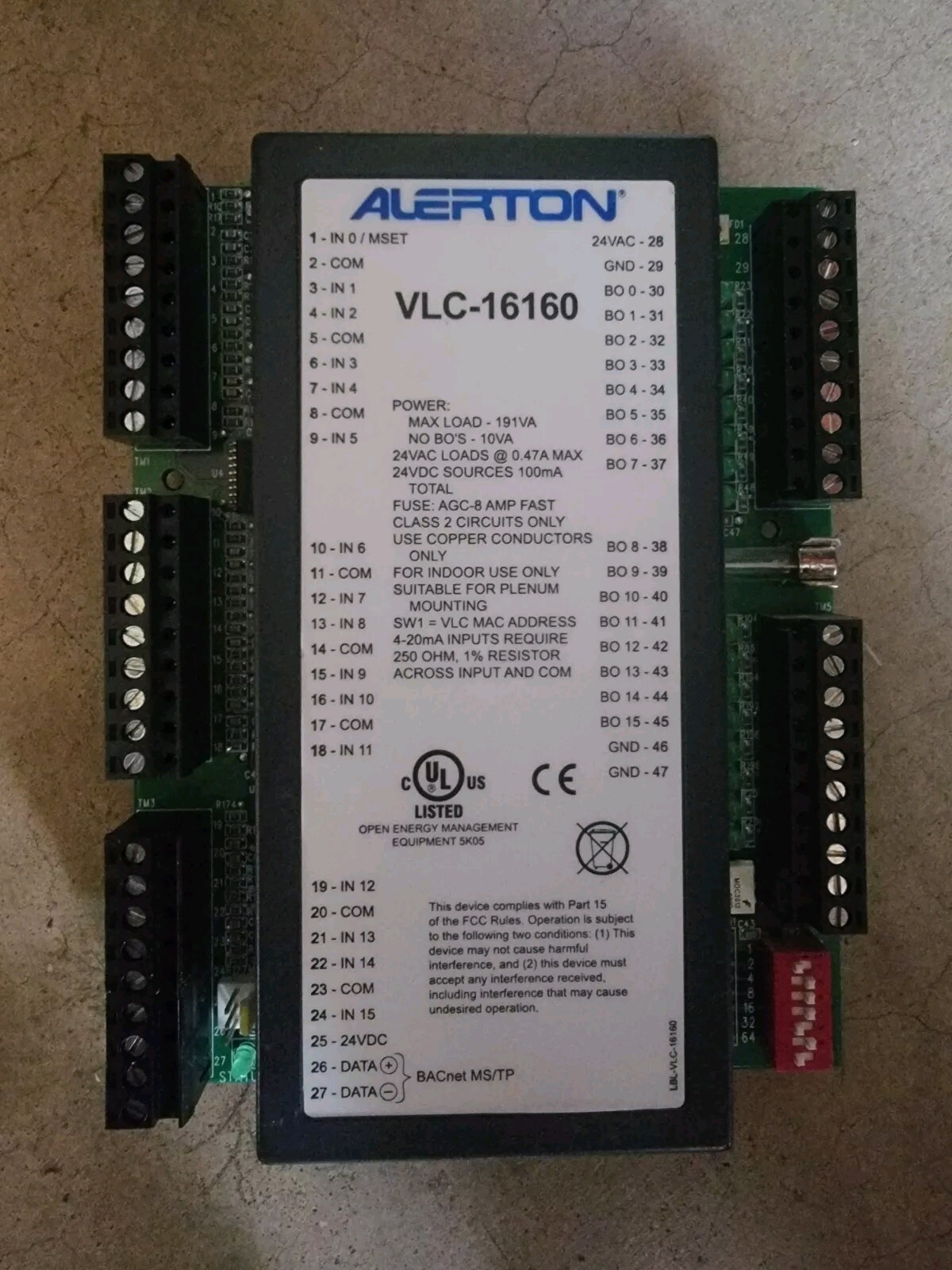 Alerton VLC-16160