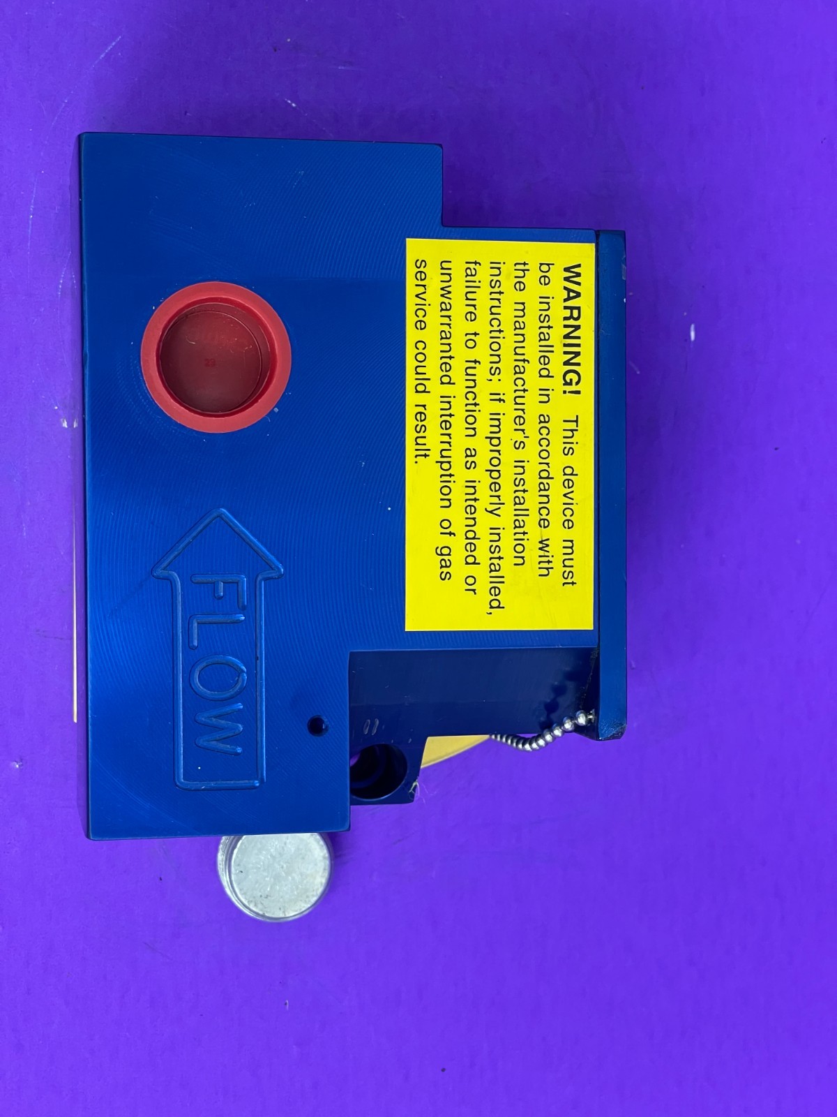 Seismic Safety Products Inc Earthquake Sensitive Gas Shut Off Valve Model G075BA