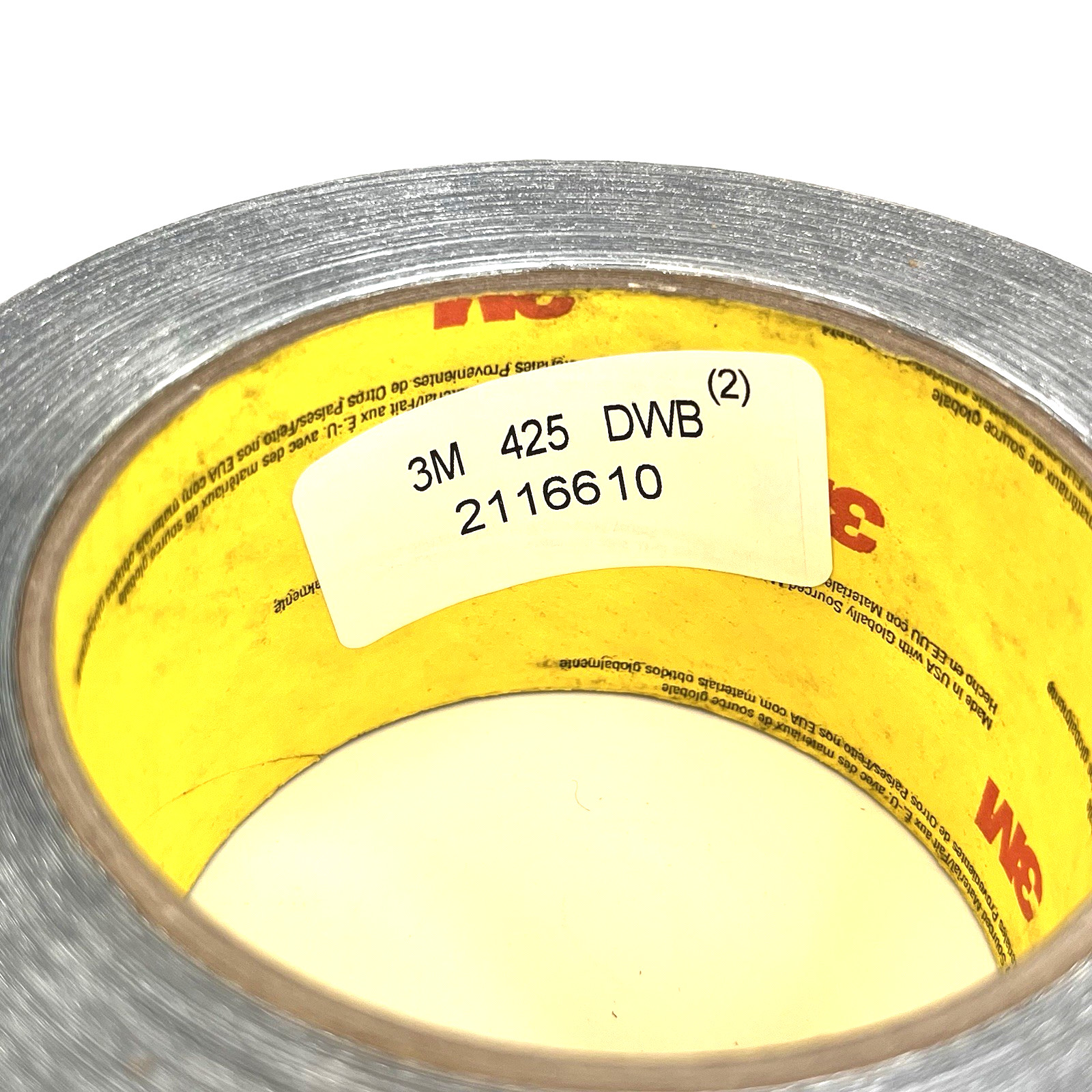 3M 425 DWB Aluminum Foil Tape 2″ x 180′ Heat Resistant HVAC Automotive Exhaust