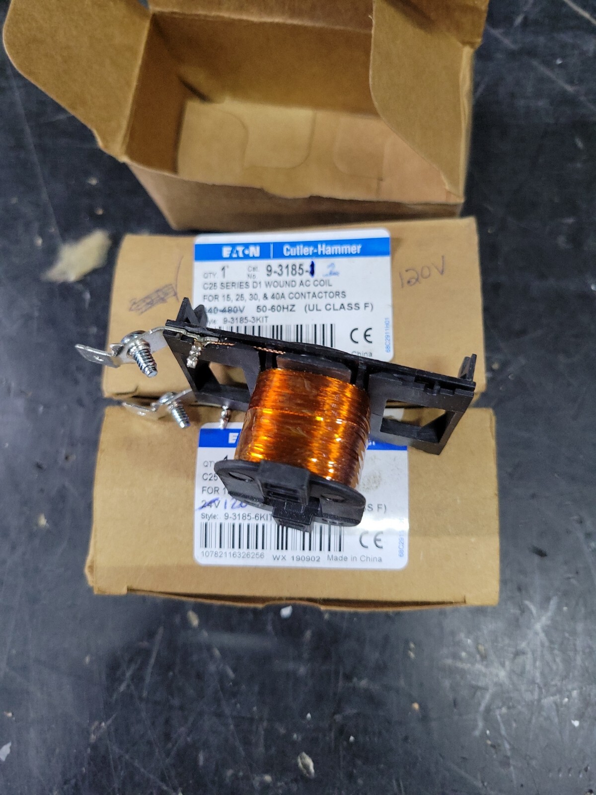 1) New Old Stock! Eaton C25 9-3185-1 Coil 110-120V 15 25 30 40A VN