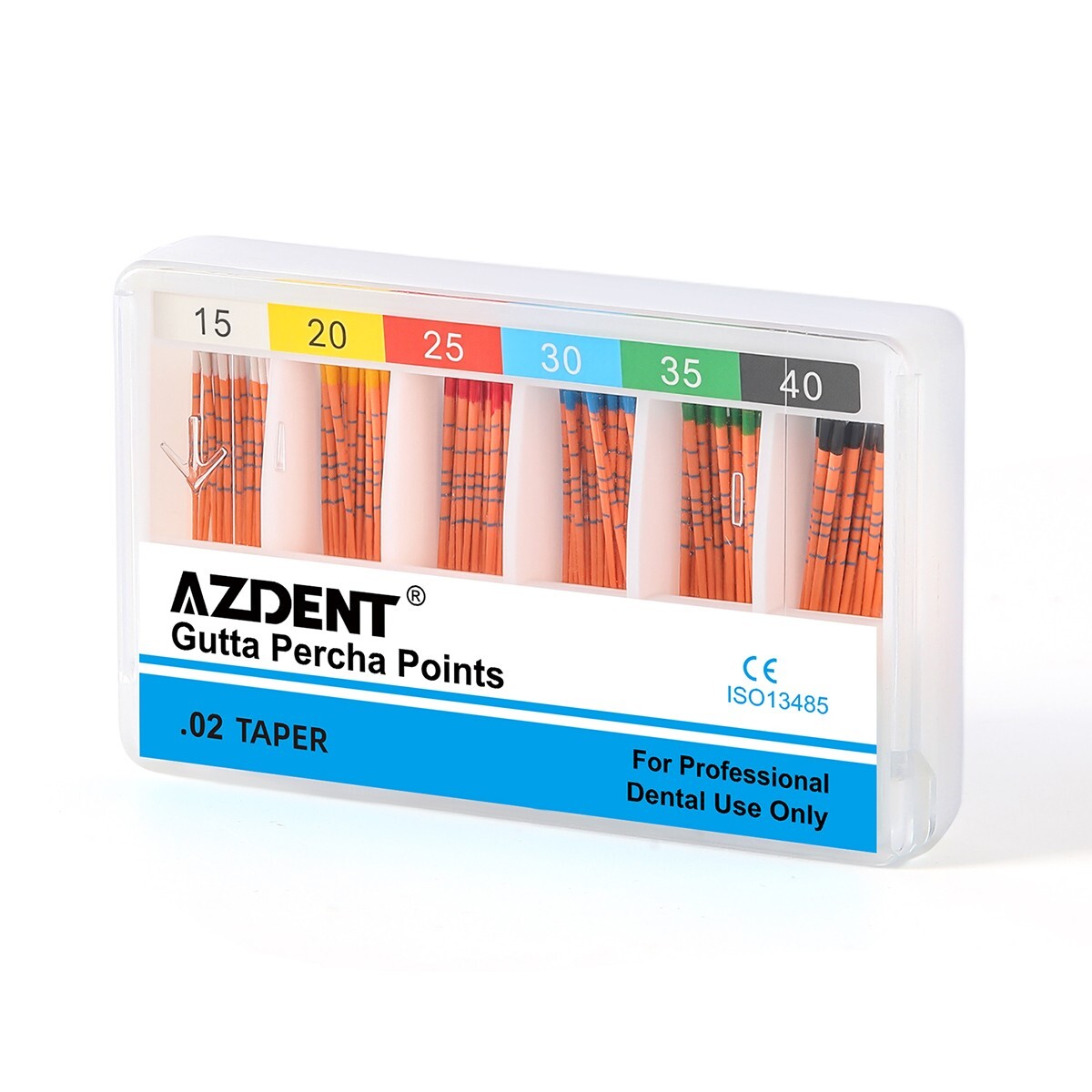 AZ Dental Absorbent Paper Points/Gutta Percha Points w/Scale Obturating Tips Bar
