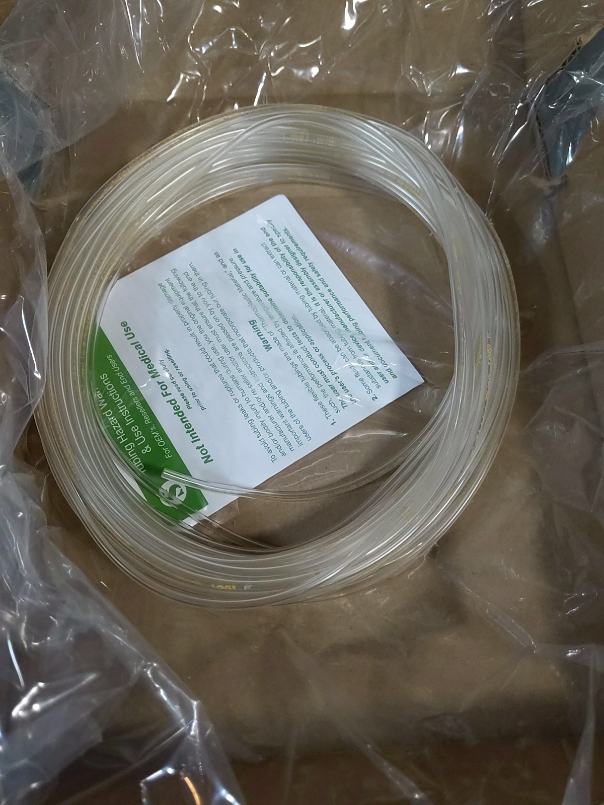 Tygon S3 E-3603 Tubing ACF00002 1/8″ OD x 1/16″ ID x 1/32″ Wall x 50 Feet #J9