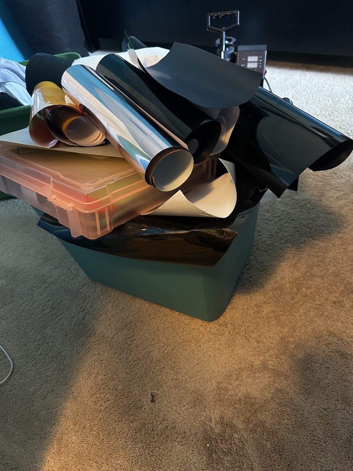 Heat Press + Vinyl + Blank Tees