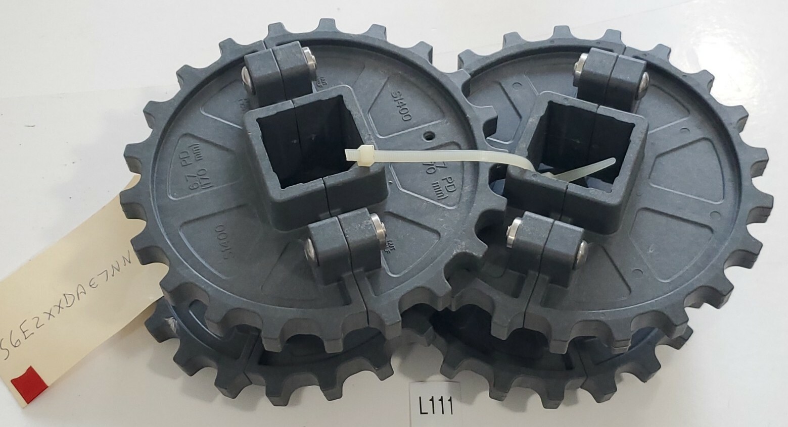 *NEW* LOT OF 4 INTRALOX S1400 SPROCKET 21T 6.7PD 170mm 2-1/2″ SQUARE BORE