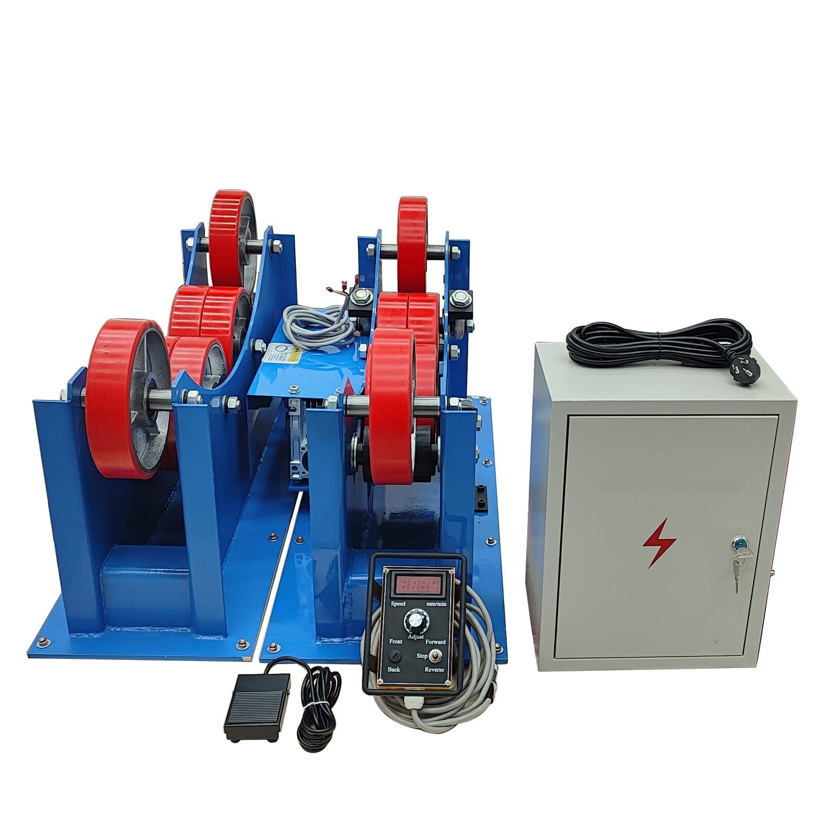 3T 660lbs Welding Turning Rolls Metalwork Weld Table Positioner 4 Soft Roller