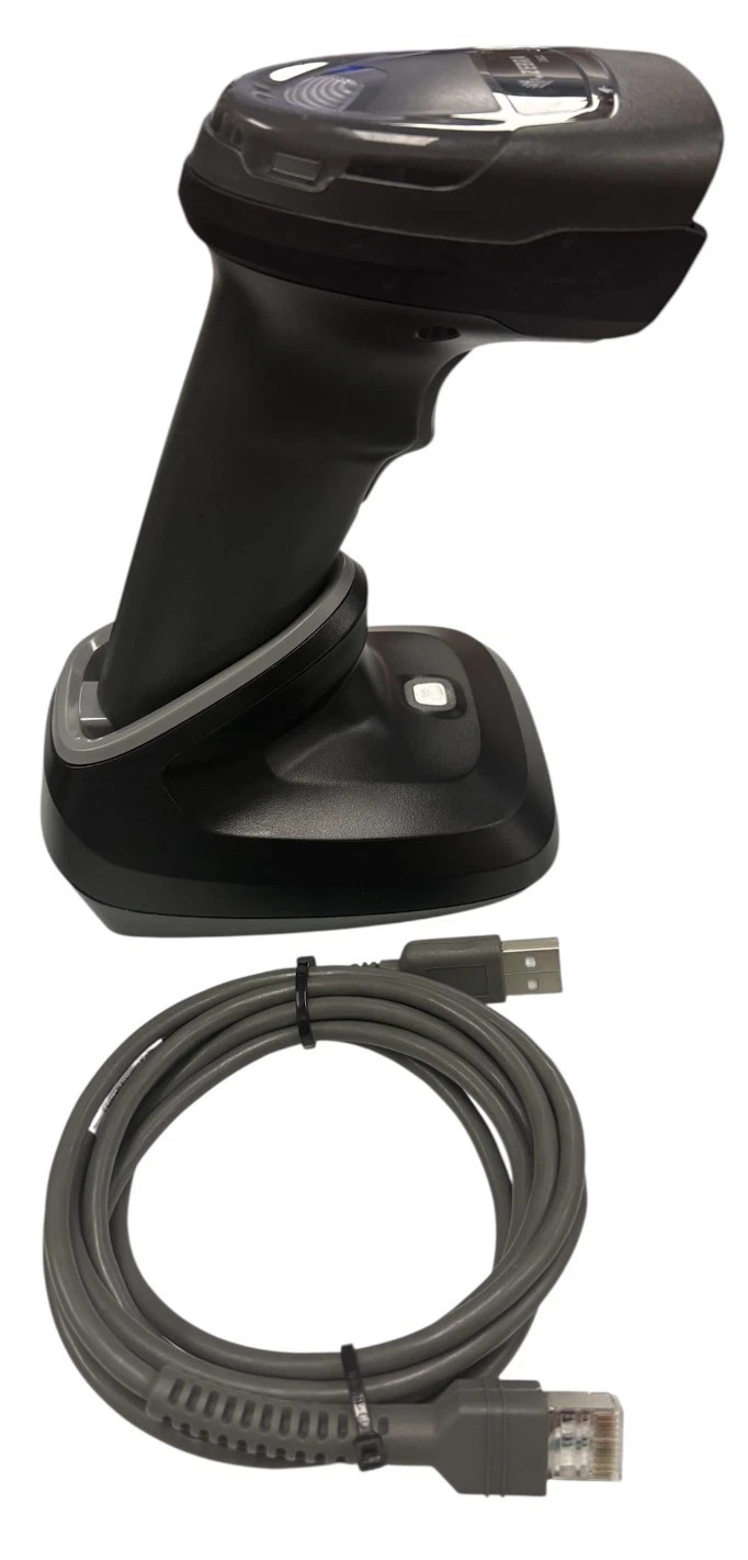 Zebra Wireless Barcode Scanner (DS2278) + Charging Cradle (CR2278) and USB Cord