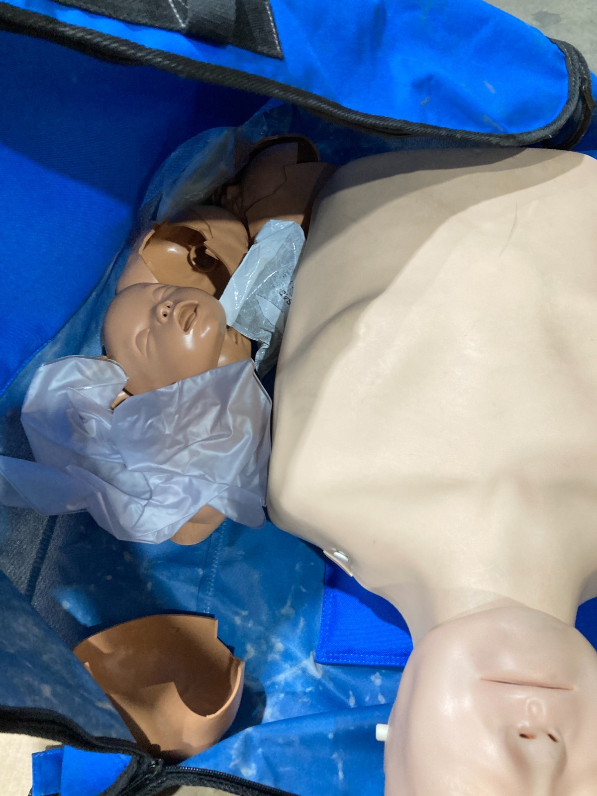 Little Anne Infant and Adult/Child TPAK700 + HeartSaver CPR AS IS
