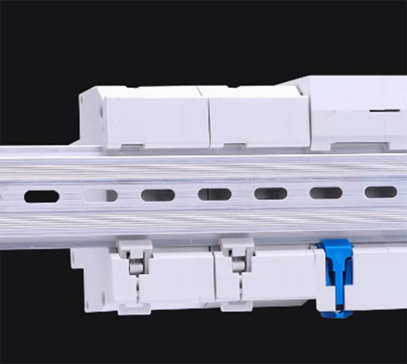 35mm Width Din Rail Aluminum Alloy Slotted Rail 10cm 15cm 20cm 30cm Length