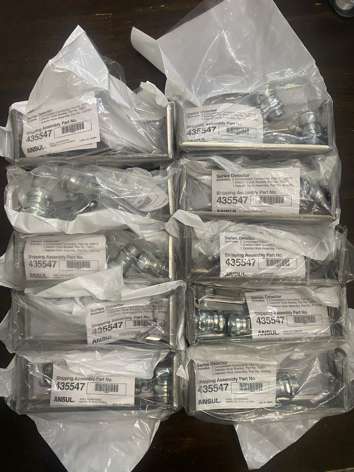 Pack Of 10 Ansul 435547 Series Detector
