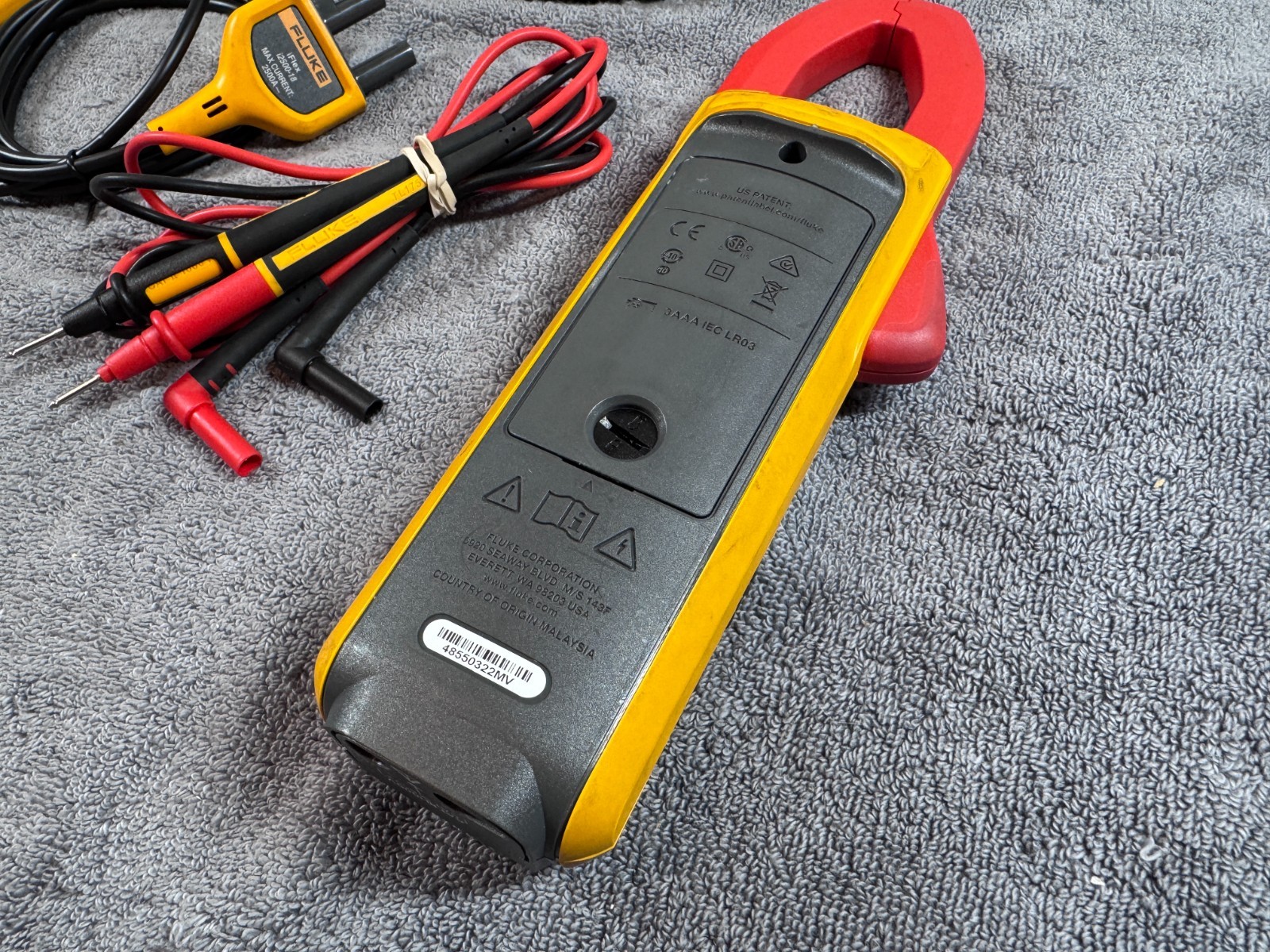 FLUKE 381 True RMS AC/DC Clamp Meter Remote Display with iFlex i2500-18