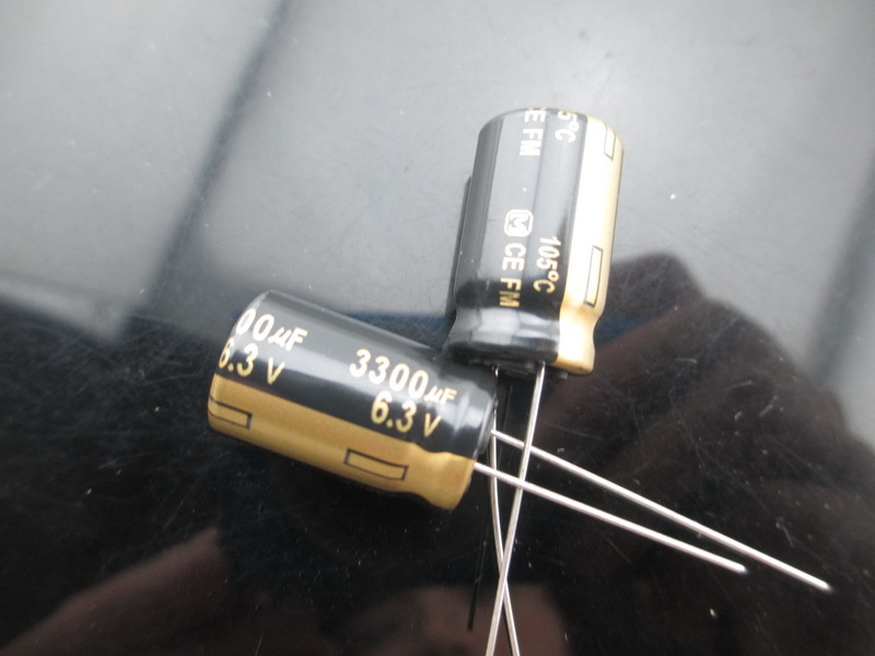 10* JAPAN Panasonic FM 3300uf 6.3V 3300mfd Impedance Electrolytic Capacitors