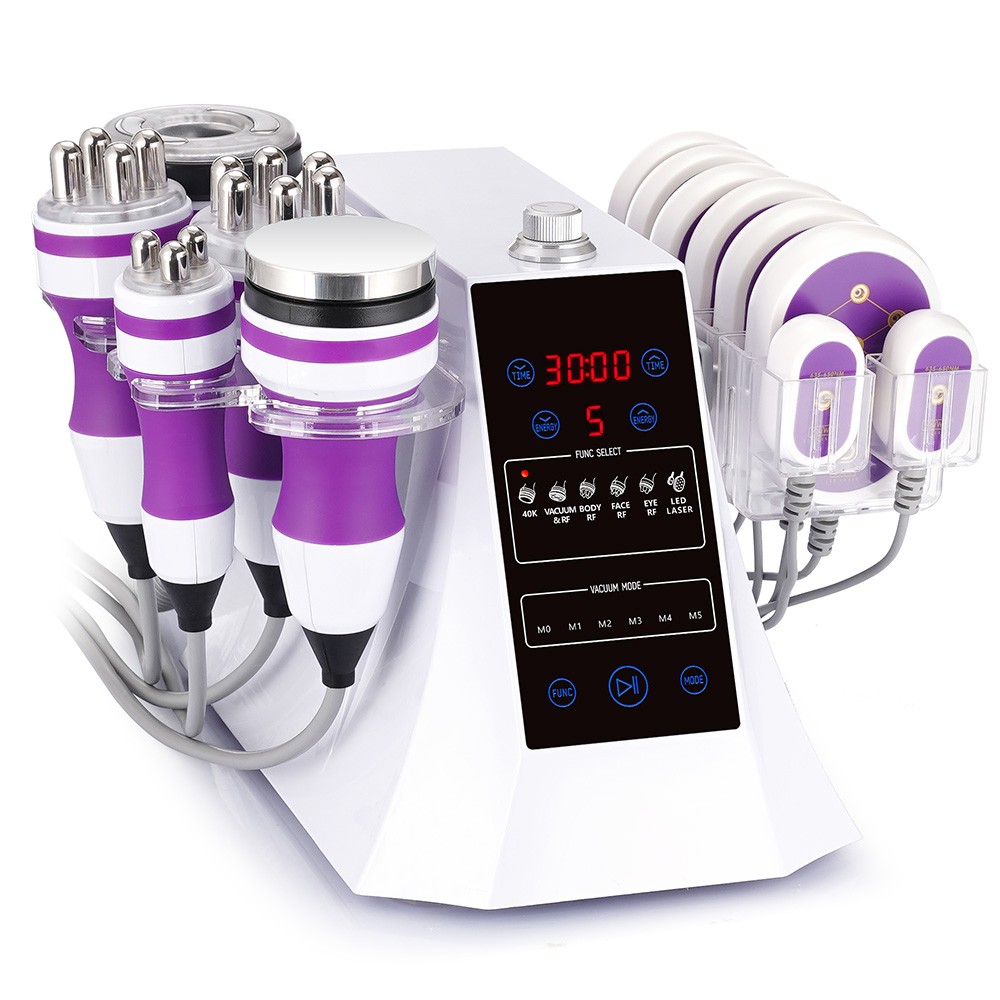 6 in 1 40-K Beauty Machine for Body Massage Facial Skin Care Skin Lifting Lost