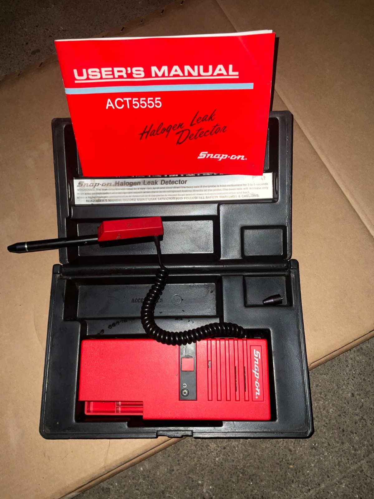 Snap-On ACT5555 Halogen Leak Detector Kit