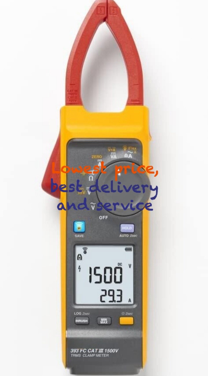 1PC FOR Fluke 393 FC CAT III 1500V TRMS Wireless Clamp Meter Fast shipping