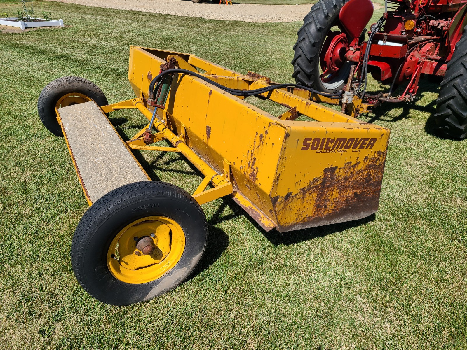Soil Mover Box Scraper 10 foot, weighted