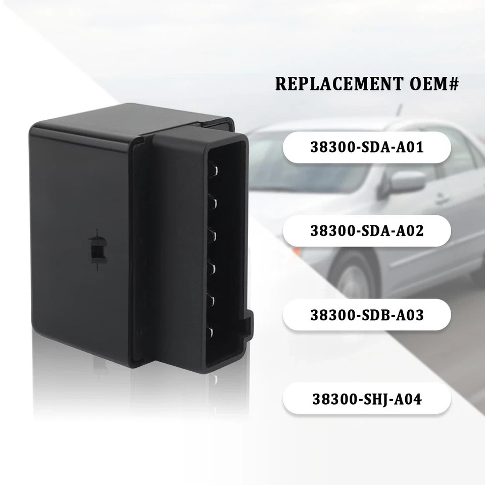 6 Pin LED Flasher Relay,LED Turn Signal Relay Replacement OEM#38300-SDA-A01,3830