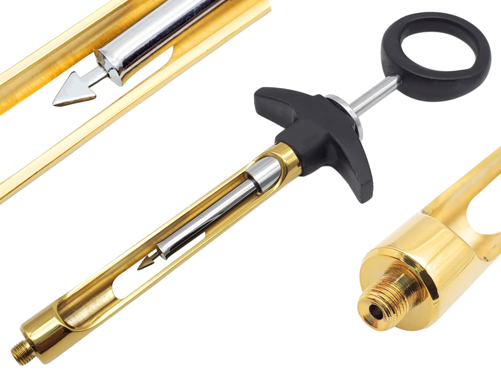 Dental Syringe Aspirating 1.8ml Black & Golden ARTMAN