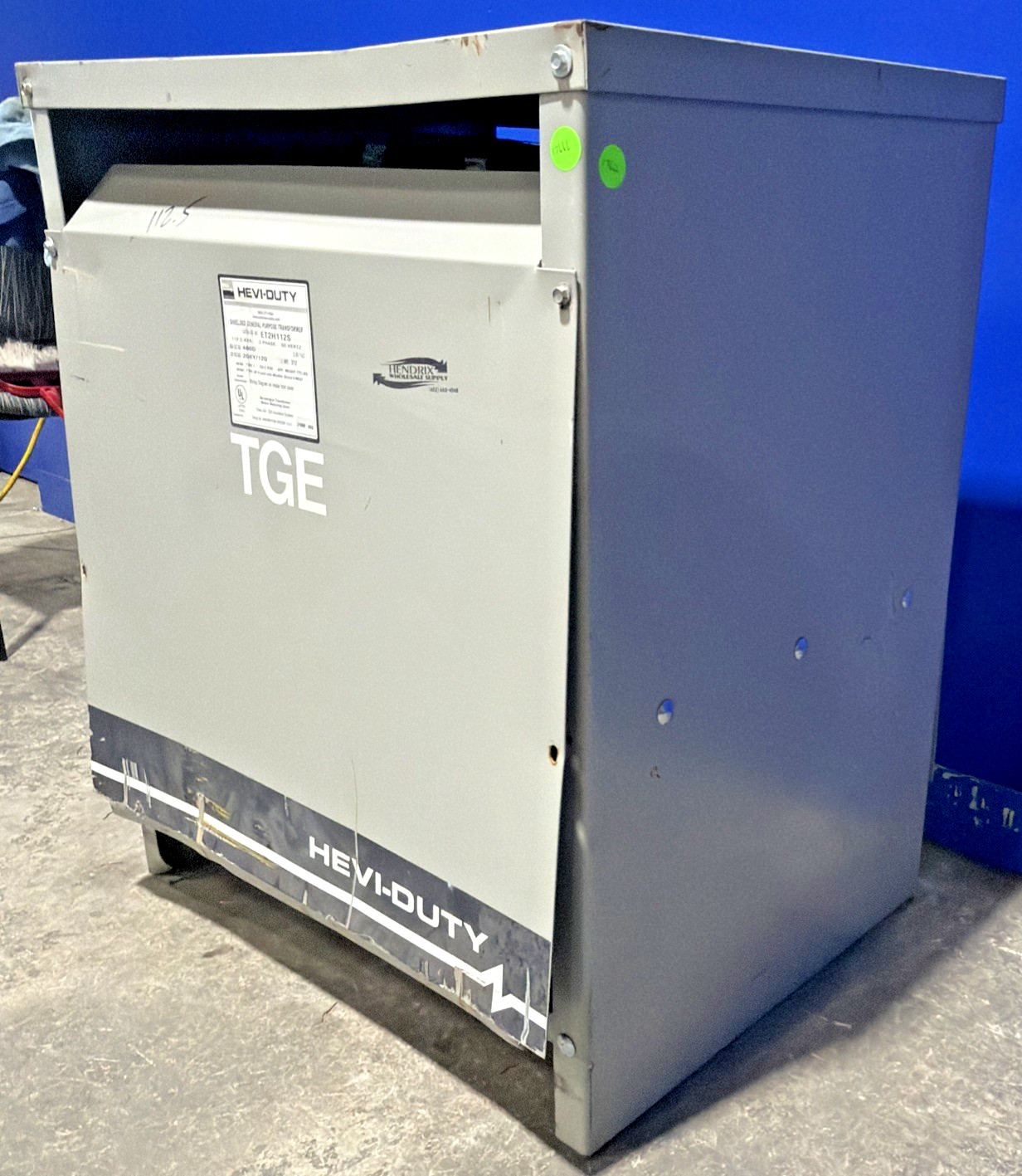 EGS 112.5kVA 480V Transformer 3PH 60HZ 208Y/120V Type 1 ET2H112S 🟦