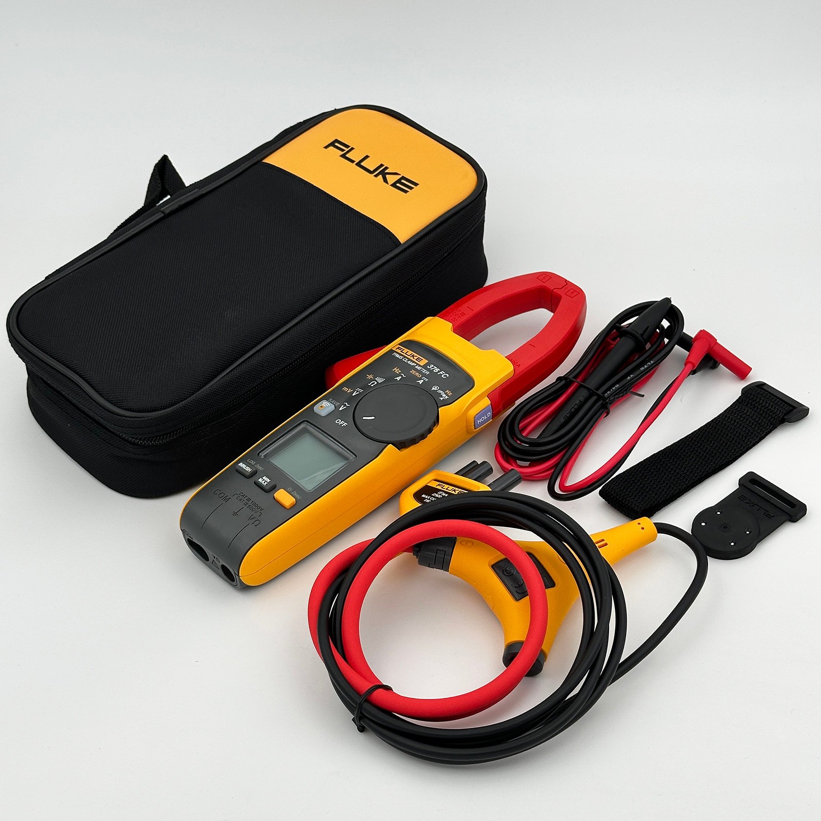 Fluke 376 FC True-RMS AC/DC Volt Ohm Amp Clamp Meter WIFI Connection With iFlex