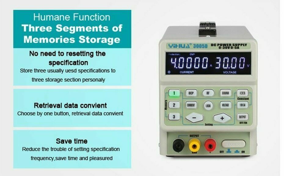 3005D 5A 30V DC power supply adjustable power supply digital program control