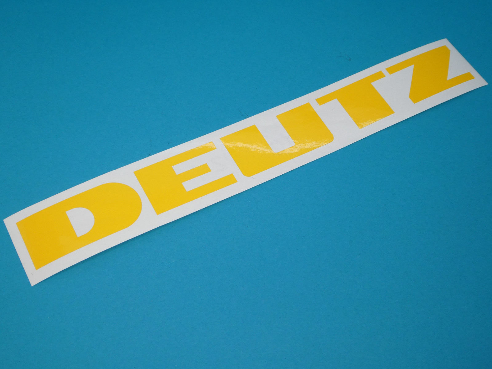 Deutz F1 F2 L612 D15 D25 D30 L514 Aufkleber Sticker 240x26mm Gelb *Deutz*