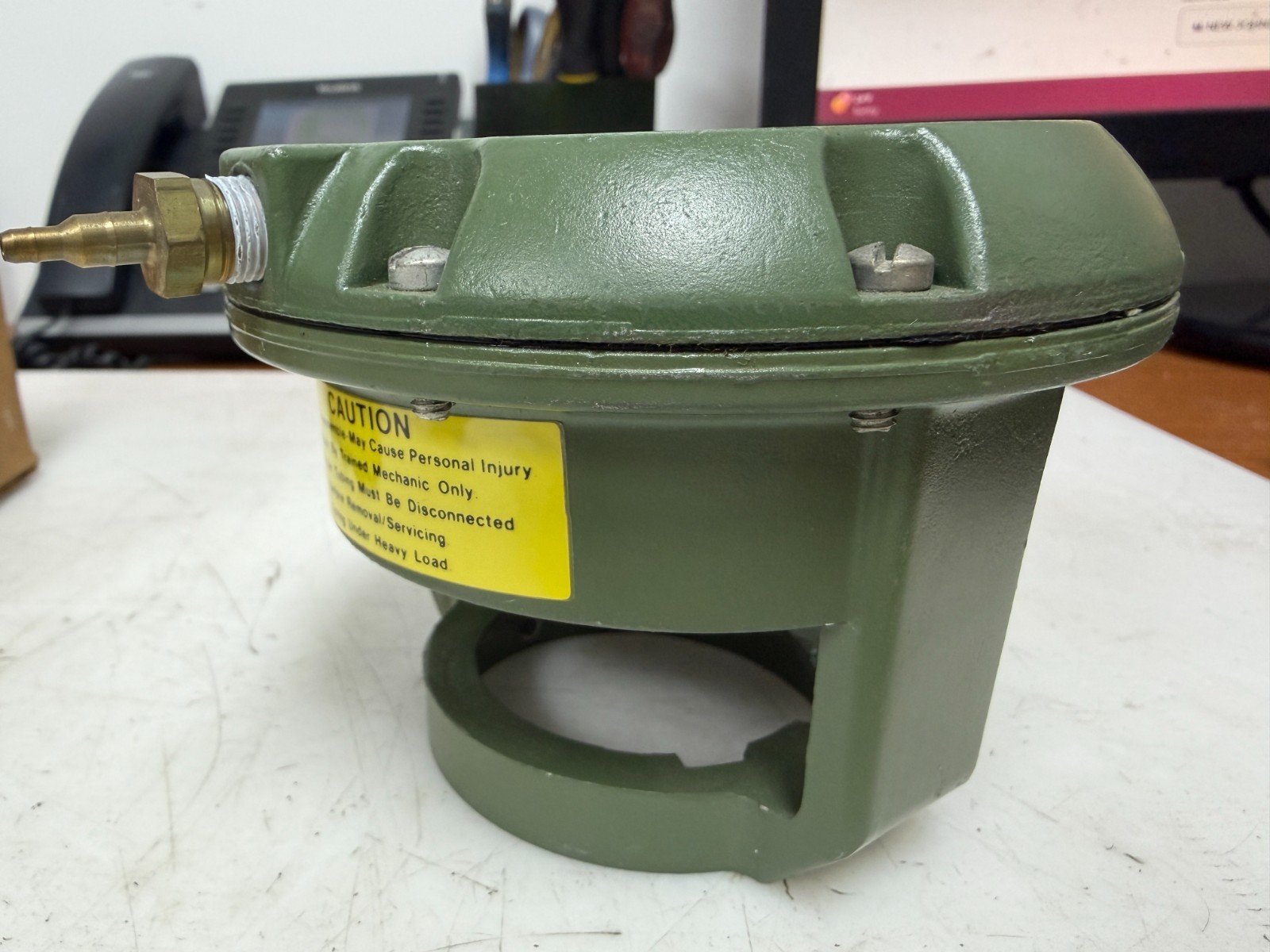 👀NEW JOHNSON CONTROLS EXPOSED DIAPHRAGM ACTUATOR 30 PSIG V-3000-1