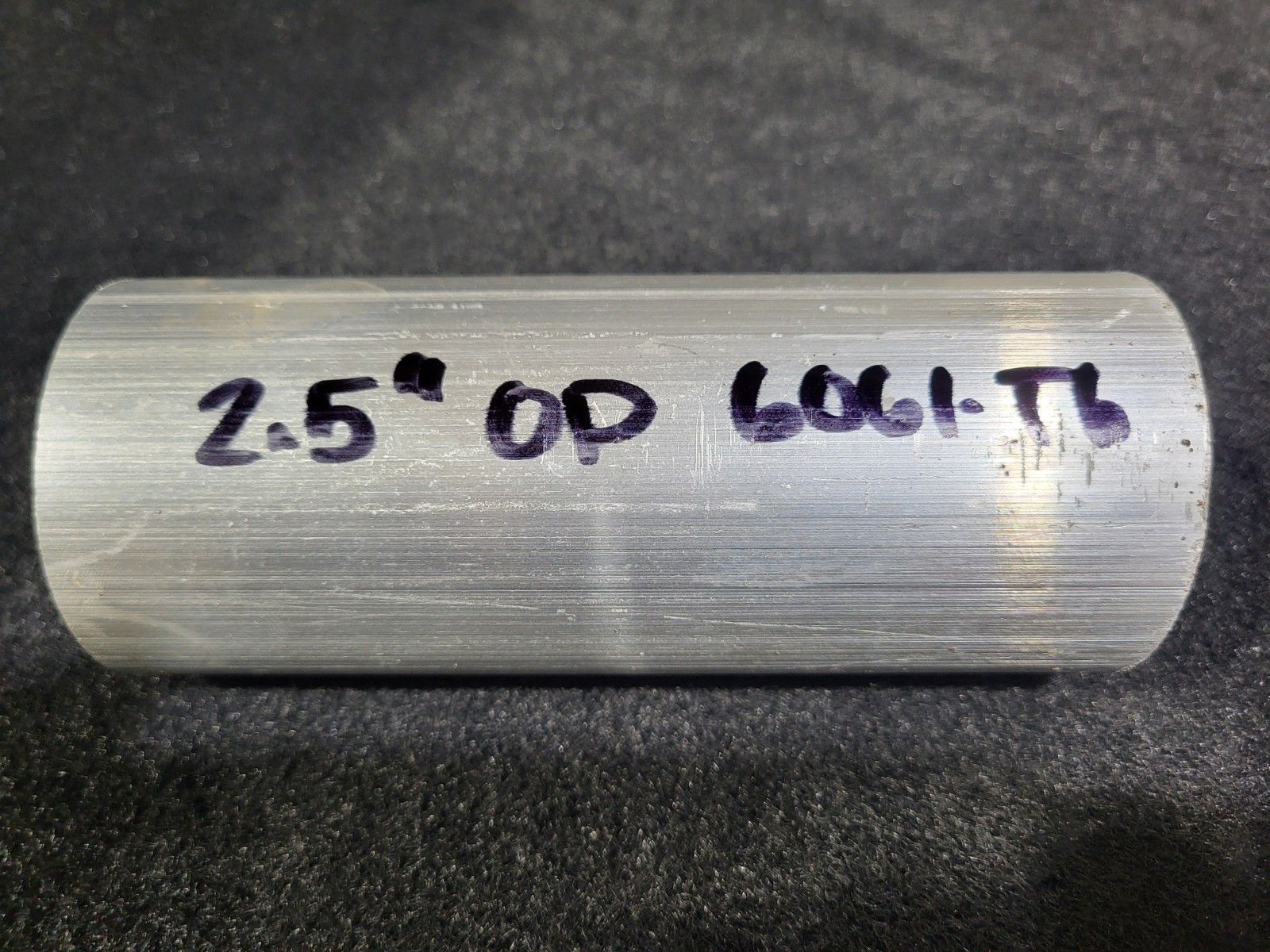 2-1/2″ ALUMINUM ROUND 6061 T6511 SOLID ROD 6″ long Extruded Lathe Bar Stock
