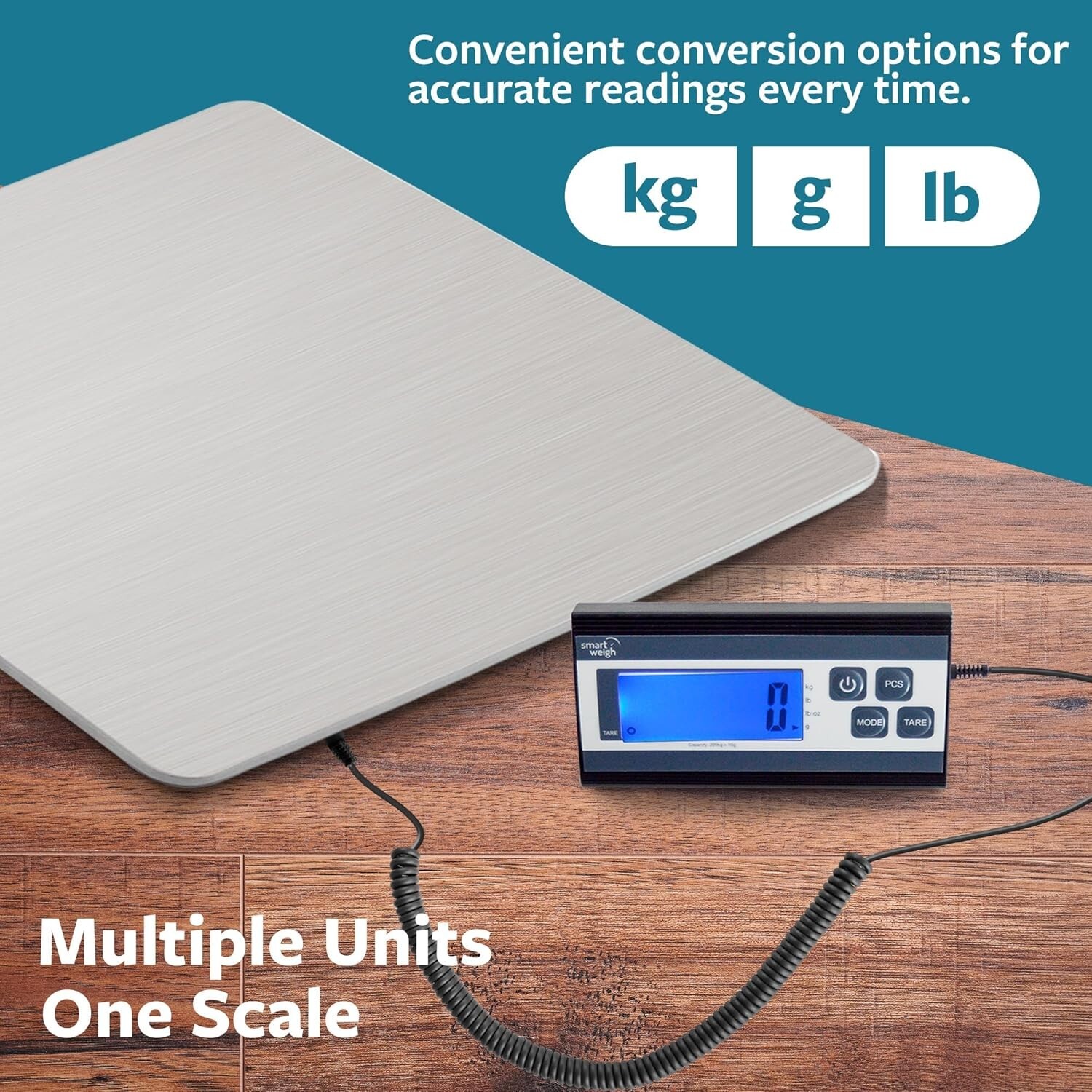 Smart Weigh 440lbs x 1 oz. Digital Heavy Duty Shipping and Postal Scale