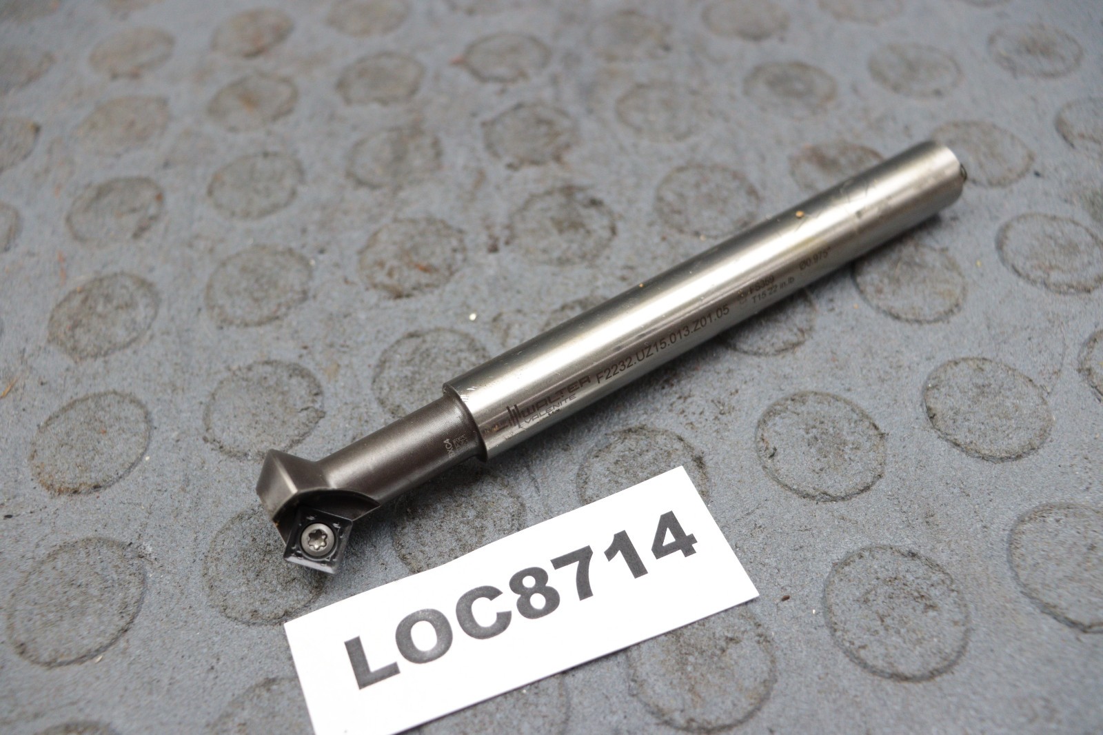 WALTER f2232.uz15..013.z01.05 INDEXABLE CHAMFER MILL 45 DEGREE 5/8 SHANK LOC8714