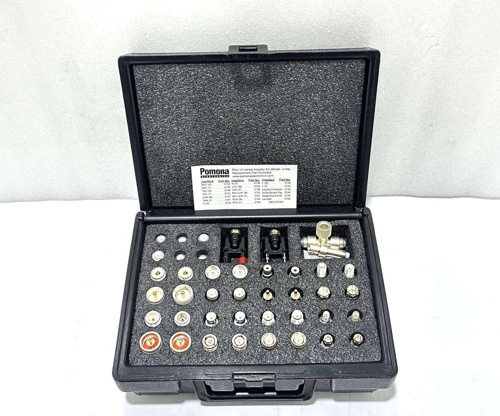 Pomona Electronics 5748 Maxi Universal Adapter Kit – New