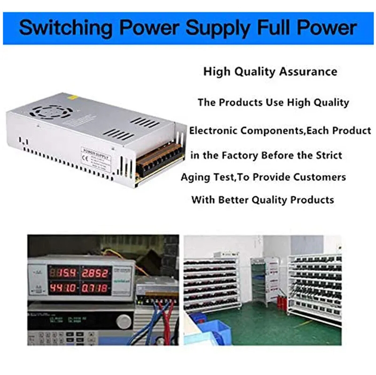 AC 110V TO DC 12V 2A 5A 10A 20A 60A 100A Switch Power Supply Transformer Driver